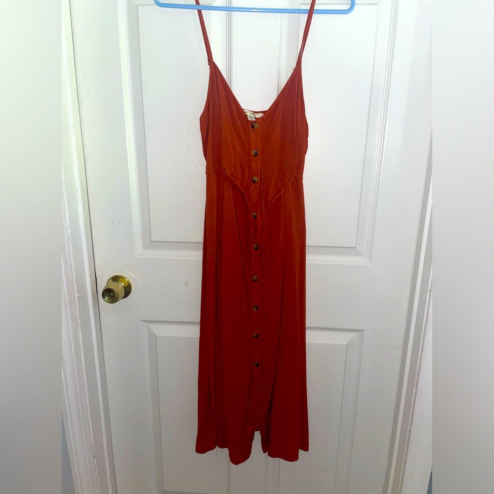 MIAMI - BUTTON DOWN MIDI DRESS